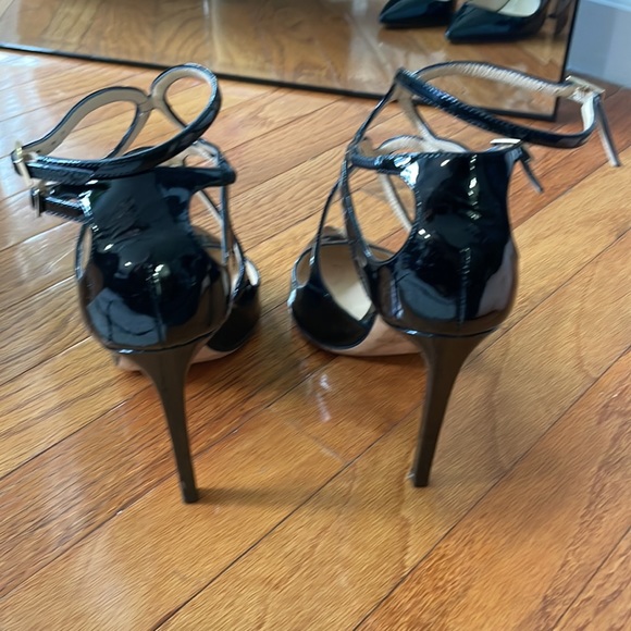 Classic Iconic Jimmy Choo Lancer Pointed Toe Patent Pumps Size 39 - Picture 3 of 10